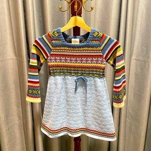 Hannah Anderson Girls Cotton Sweater Dress